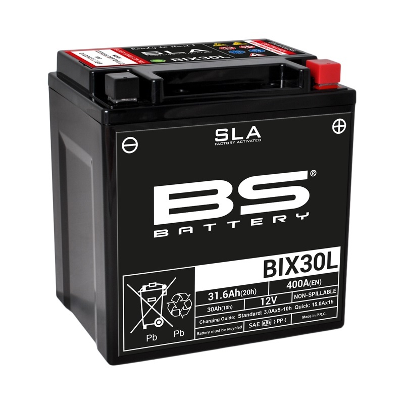 BS BATTERY SLA Wartungsfreie Batterie Werkseitig aktiviert - BIX30L BS BATTERY SLA Wartungsfreie Batterie Werkseitig aktiviert - BIX30L