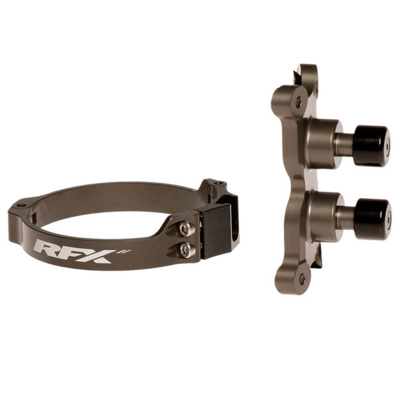 RFX Pro 2 Traktionskontrolle Doppeltaste (Hart eloxiert) - passend für KTM/Husqvarna Factory WP 52mm