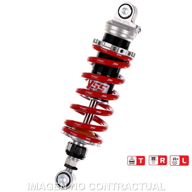 Federbein Z456-Serie Mono hinten passend für DUCATI 748/S R-OHRM, 916 SPS, 996 SPS MZ456-305TRL-06-85