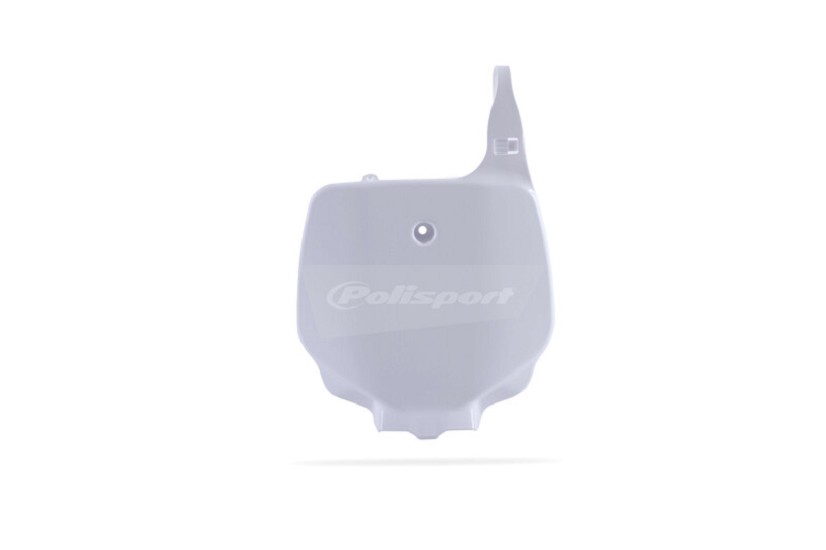 FRONT PLATE KX85 01-13 WHITE