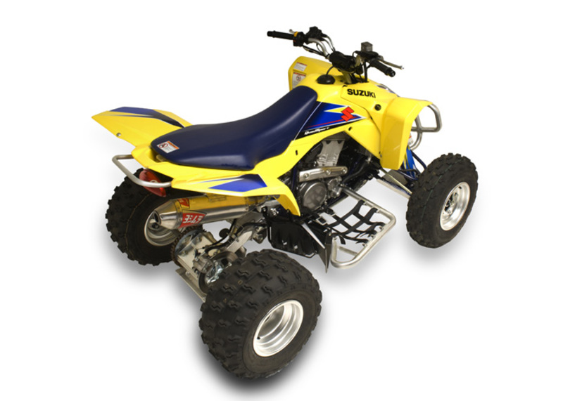 Schalldämpfer Yoshimura USA RS2 Edelstahl-Alu/Stahl-Endkappe passend für Suzuki LT-Z400