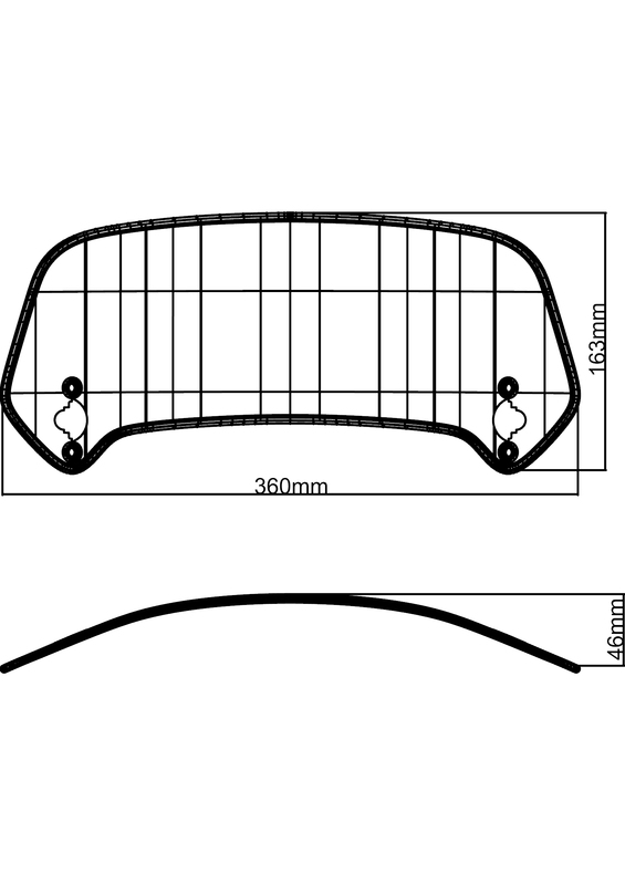 MRA X-creen-Touring- Aufsatz XCTA Ersatz-Spoiler