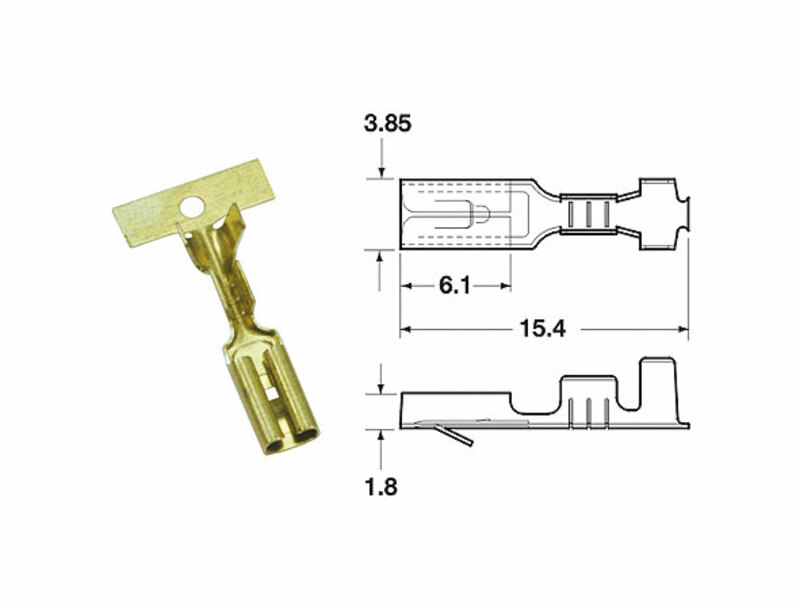 Pin weiblich ML Ø0,85/1,25 - x50