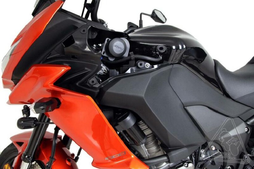 DENALI SoundBomb Hupenhalterung passend für Kawasaki Versys 1000LT
