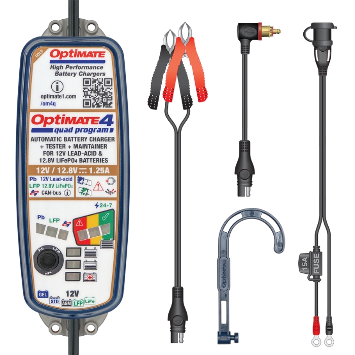 Batterieladegerät OptiMate4 Quad Program CAN BUS Batterieladegerät OptiMate4 Quad Program CAN BUS