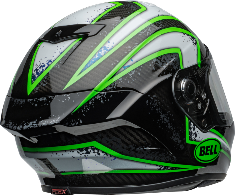 BELL Race Star DLX Flex Helm - Xenon Gloss Black/Kryptonite