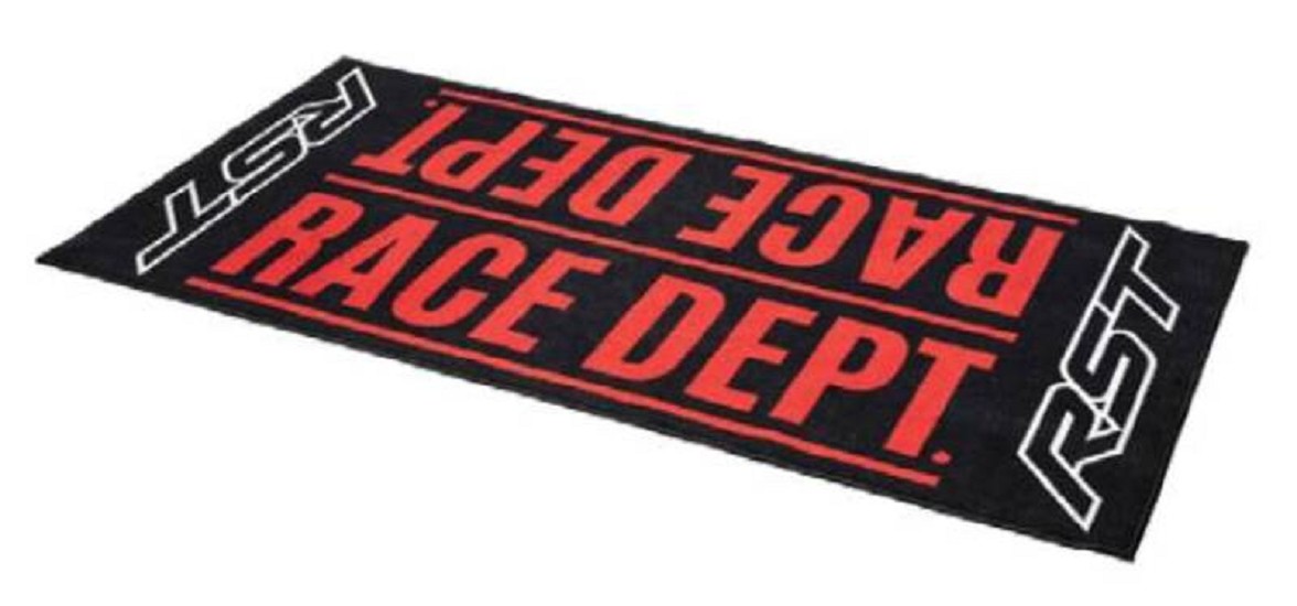 RST Race Dept Fußmatte - Schwarz/Rot 100 x 200 cm