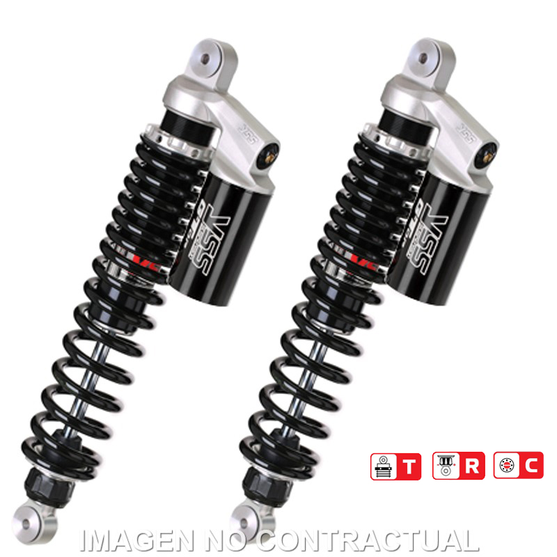 Federbein G366-Serie Stereo hinten für Maico MC 490 (81) RG366-390TRC-05-888 Federbein G366-Serie Stereo hinten für Maico MC 490 (81) RG366-390TRC-05-888