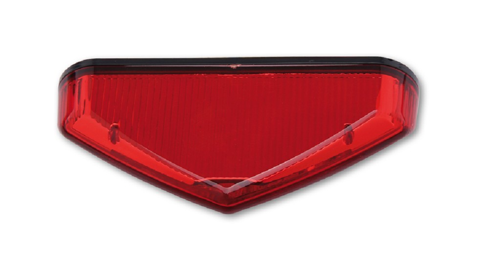 HIGHSIDER smart LED Rücklicht, rotes Glas