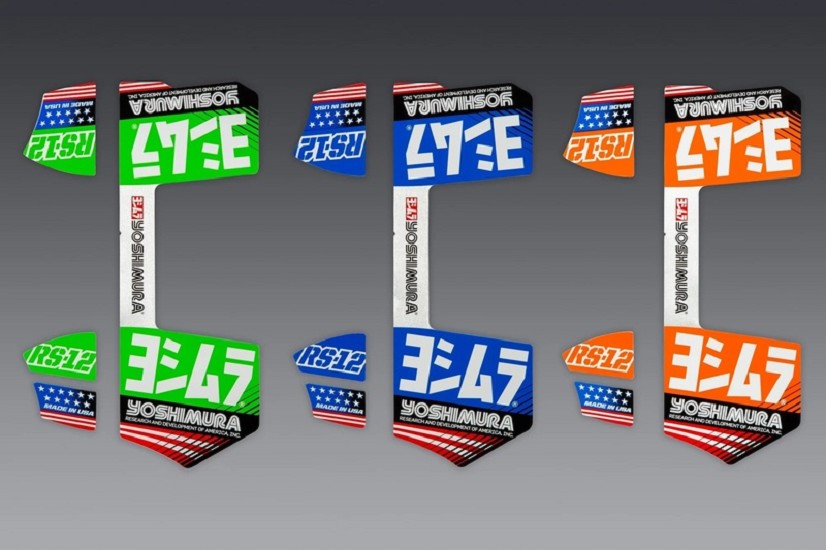 YOSHIMURA RS-12 Aufkleber Kit