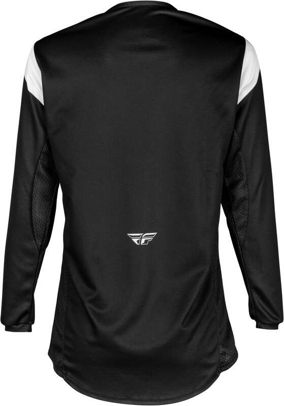 FLY RACING Kinetic Stoke Youth Jersey - Schwarz/Weiß FLY RACING Kinetic Stoke Youth Jersey - Schwarz/Weiß