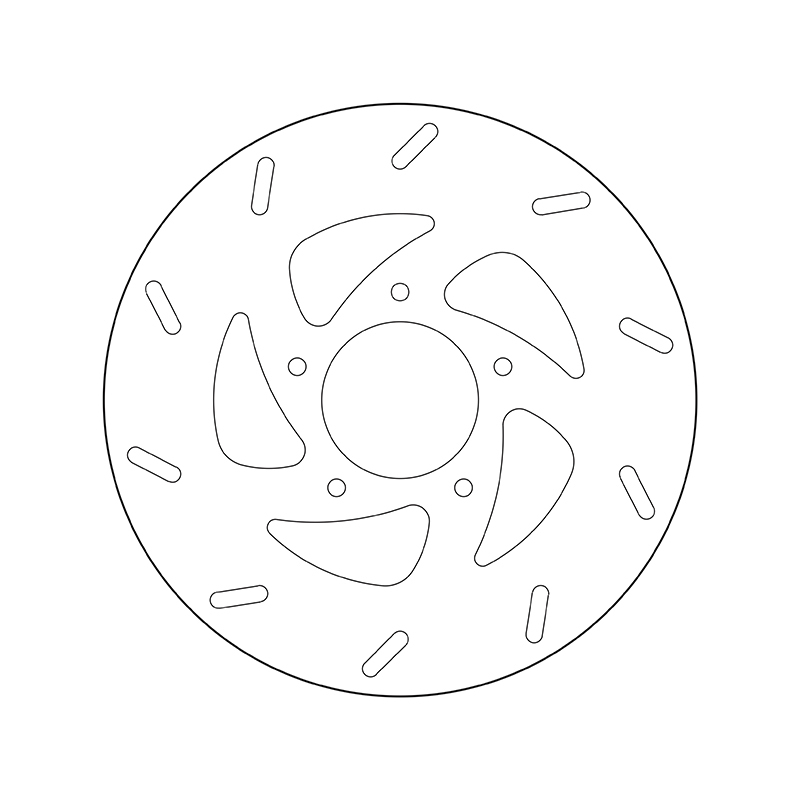 BREMBO Serie Oro rund starr Bremsscheibe