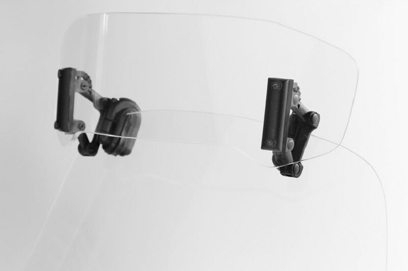 MRA Vario-Spoiler-Aufsatz VSA-TYP A 30/19 cm, klar, inkl. Klemme