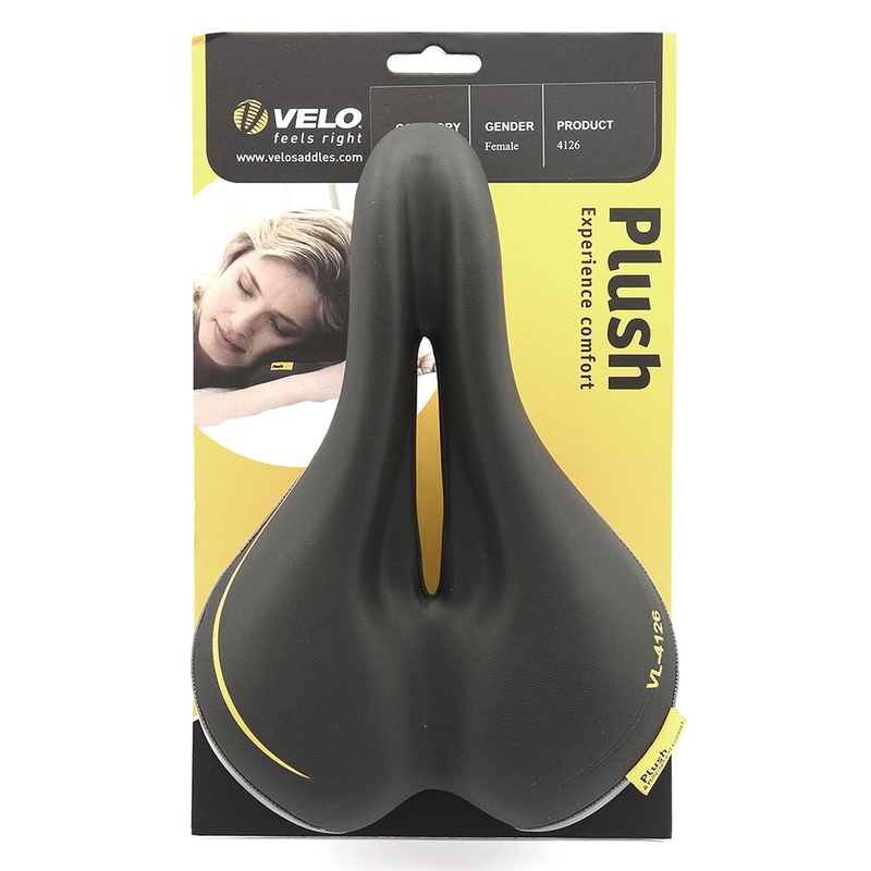 VELO Bicycle Saddle Zone cut Black Female