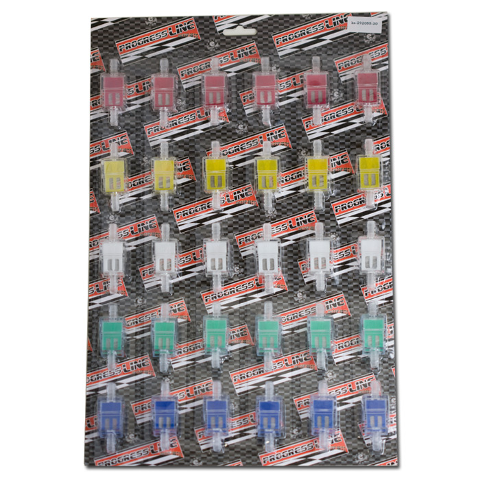 Benzinfilter Display VPE 30 Stck 1/4 6mm Benzinfilter Display VPE 30 Stck 1/4 6mm