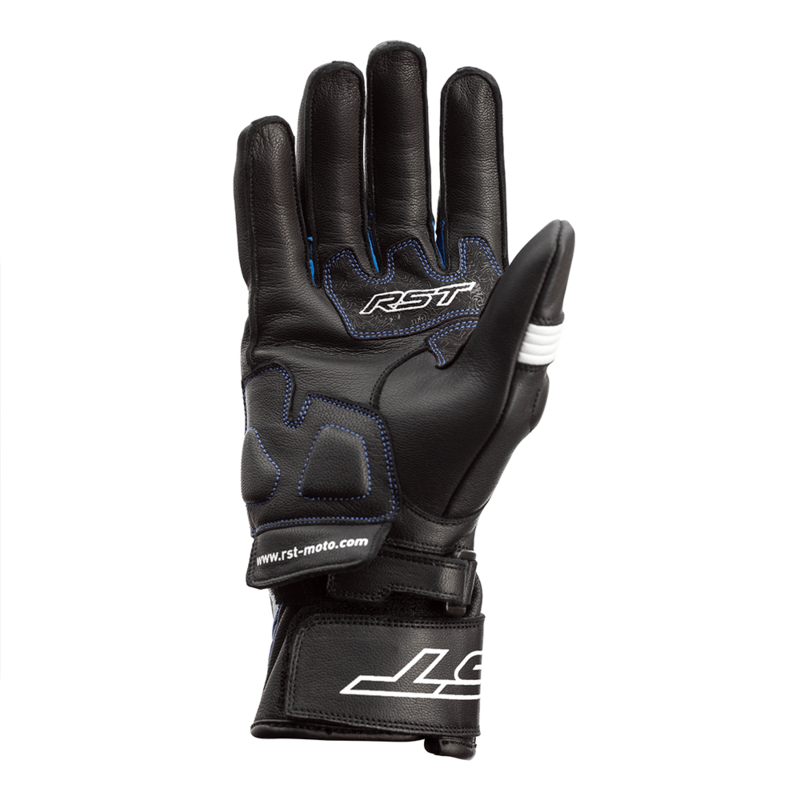 RST Pilot CE Handschuhe - Schwarz/Blau/Weiß Größe 10