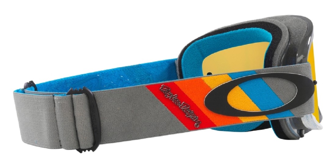 OAKLEY O Frame 2.0 Pro MX Brille - TLD Graue Stripes Fire Iridium Linse