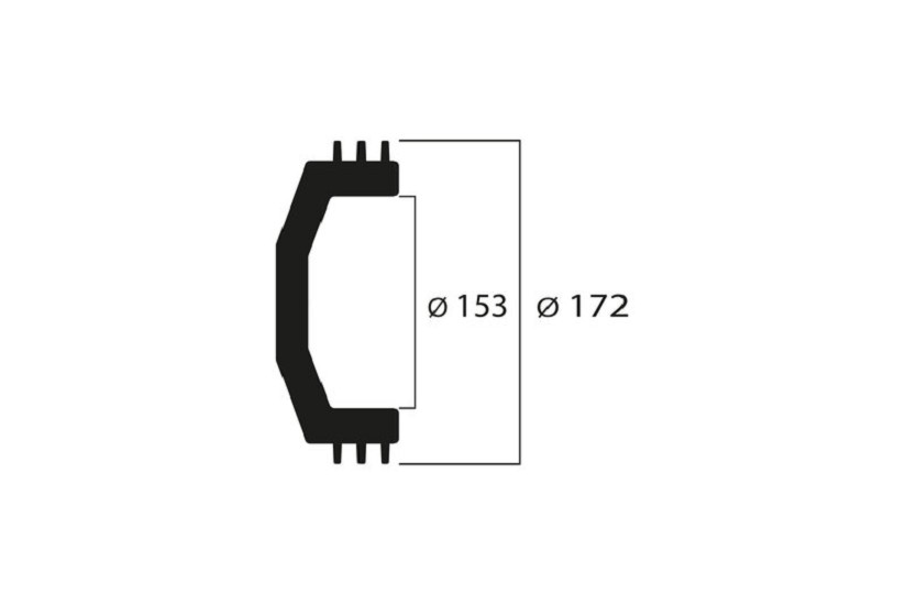MALOSSI Kupplungsglocke Maxi Wing ø 153 mm
