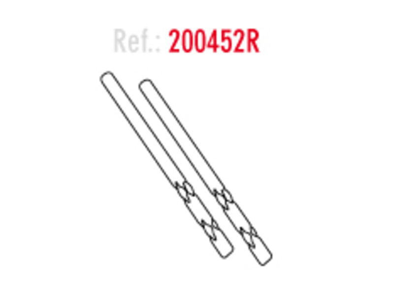 SHAD ATV80 Scharnierachse