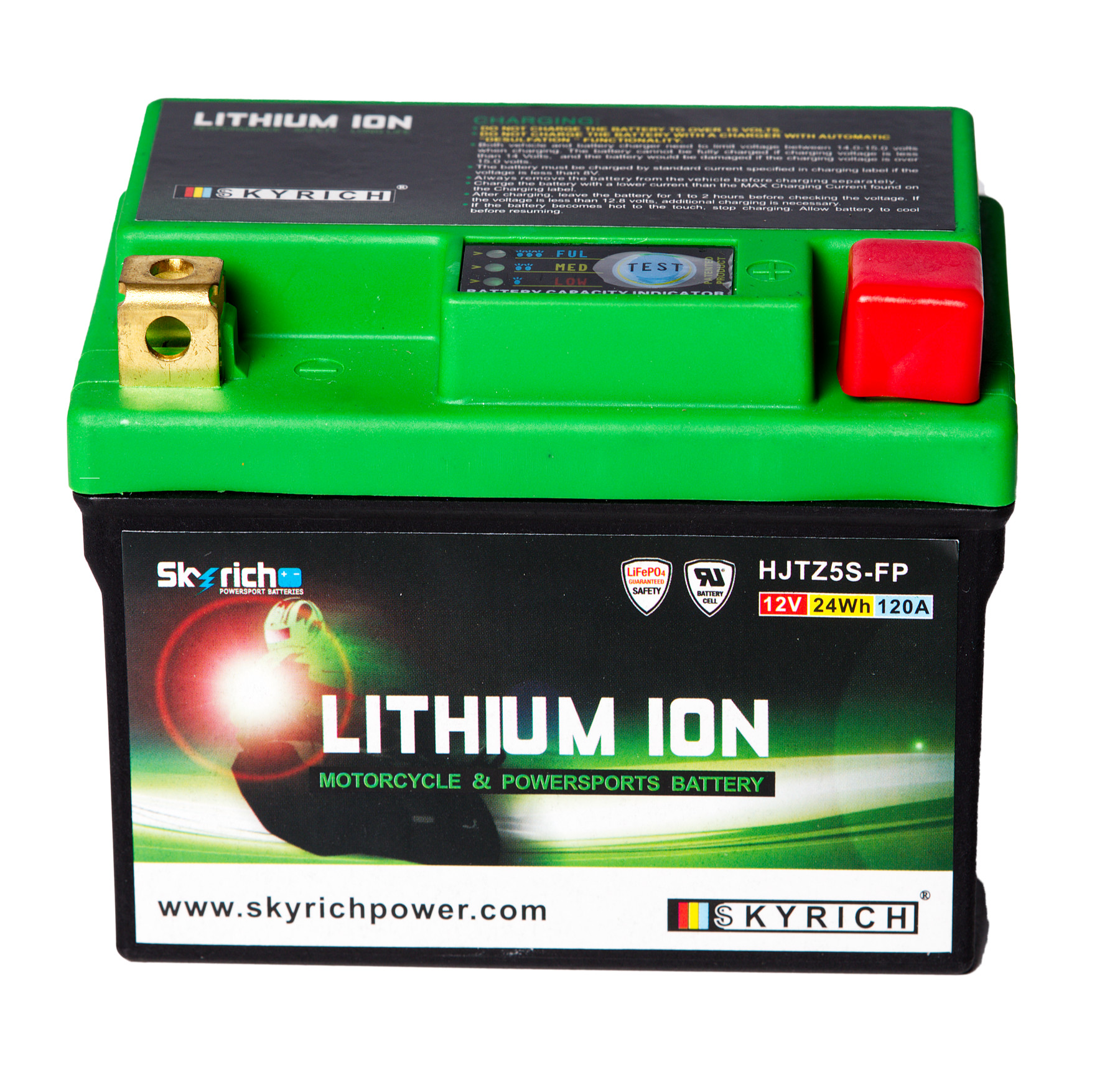 Batterie SKYRICH HJTZ5S-FP [113x70x85] 12,8V/2AH (10 Std.), 24Wh, CCA: 120
