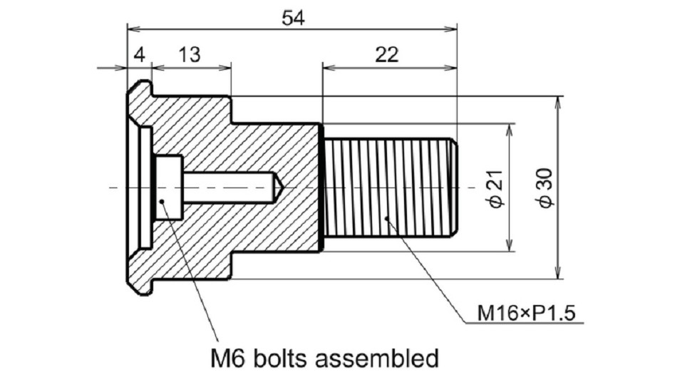 DAYTONA Adapter für Lenkerendenspiegel Yam. MT07/09 XSR900