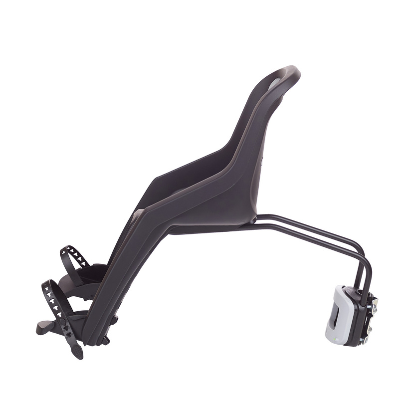 POLISPORT Bubbly Mini Plus FF Front Child Bike Seat Frame Mounting - Black/Dark Grey