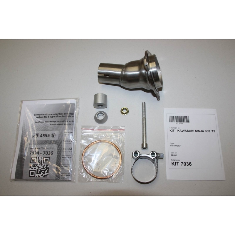 IXIL Hexoval Xtrem Endtopf - passend für Kawasaki Ninja 250-300 R - OK7036VSE