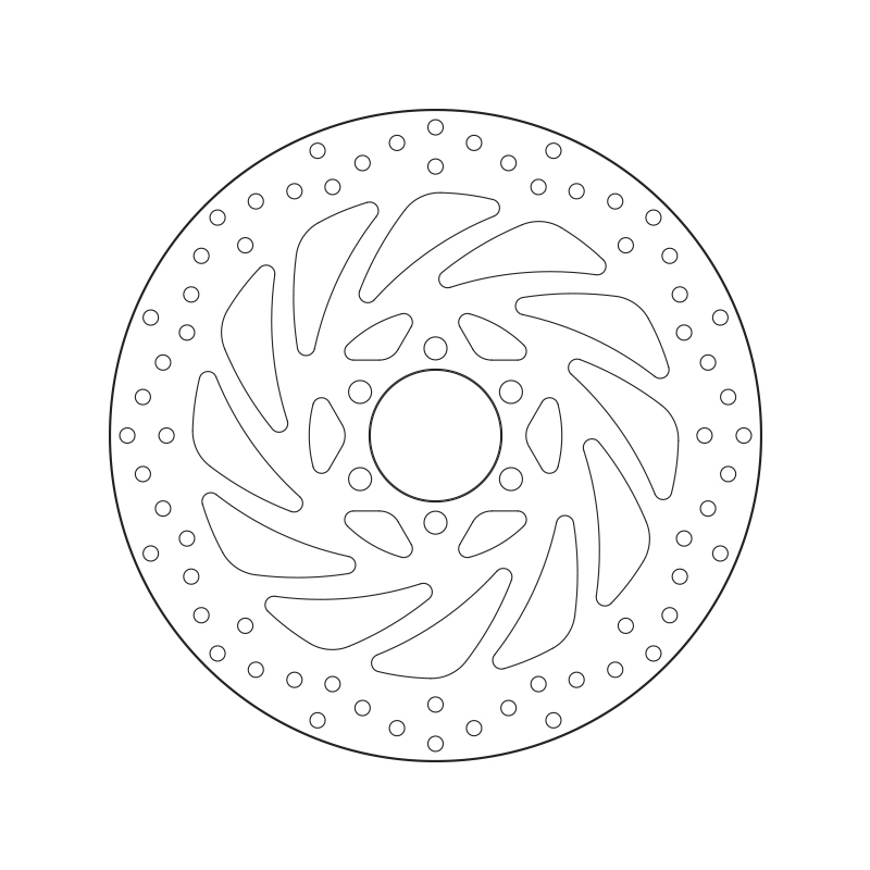 BREMBO Serie Oro rund starr Bremsscheibe