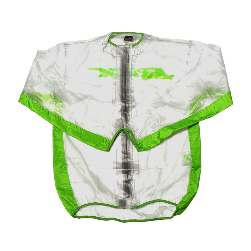 RFX Sport Regenjacke (Transparent/Grün) Erwachsene Größe L