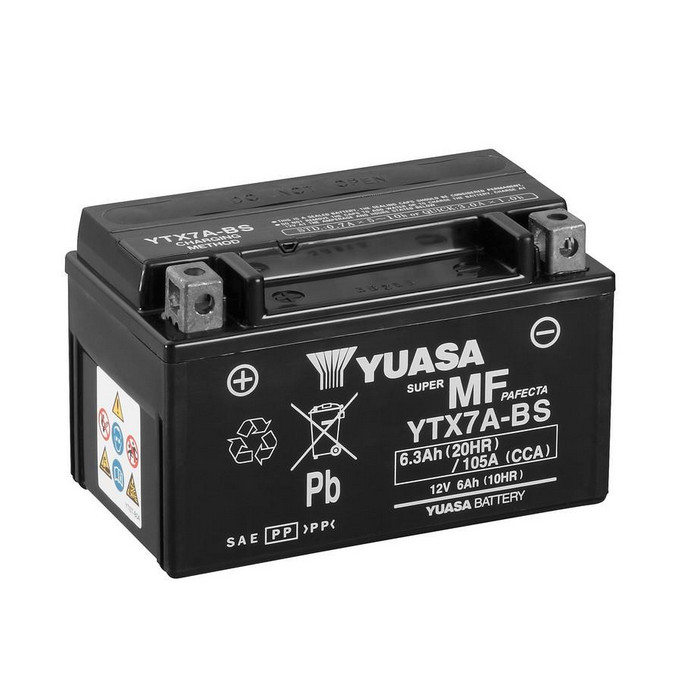 Batterie YUASA YTX7A-BS 6 AH MF
