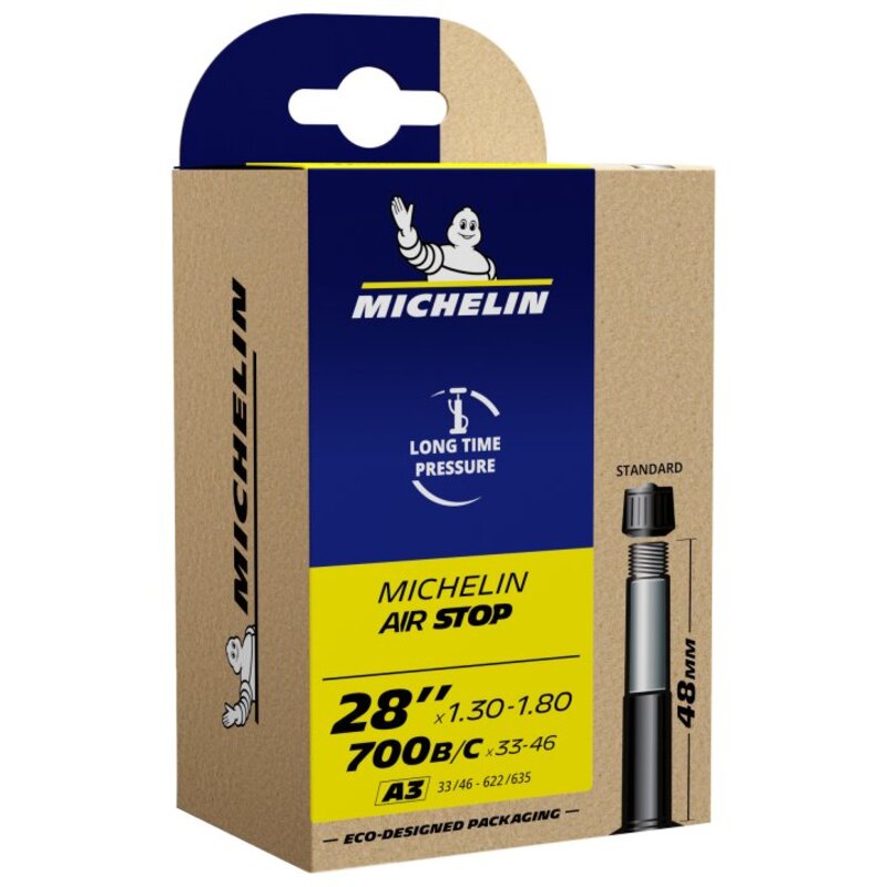 MICHELIN Fahrradschläuche A3 Air Stop 33/46X700B/C 48mm