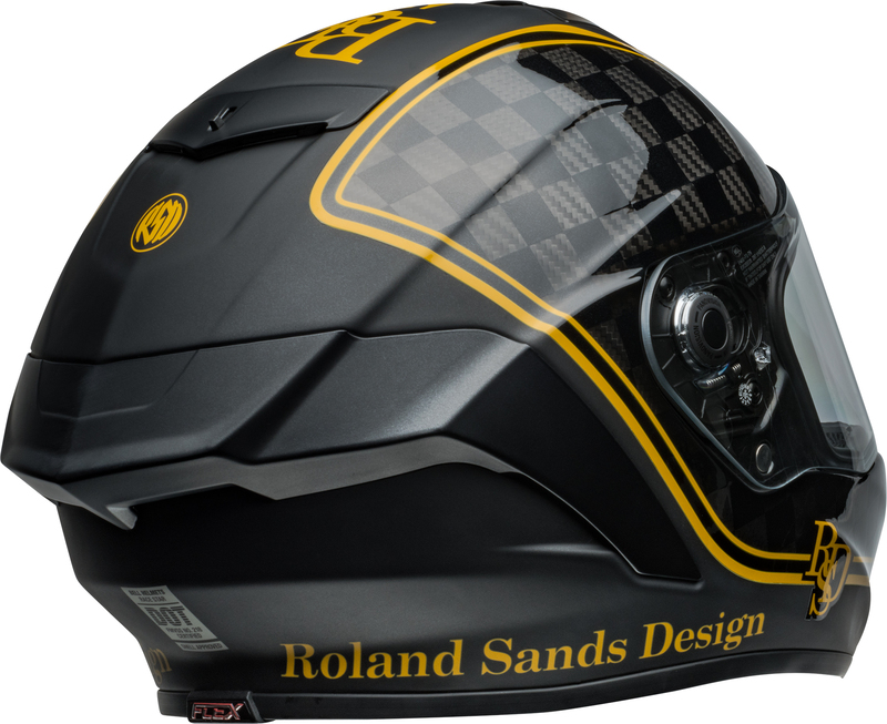BELL Race Star DLX Flex Helm - RSD Player Matte/Gloss Black/Gold