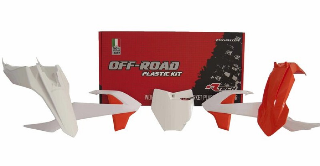 RACETECH Plastik-Kit Originalfarbe 2019 passend für KTM SX65 RACETECH Plastik-Kit Originalfarbe 2019 passend für KTM SX65