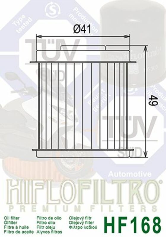 HIFLOFILTRO Ölfilter - HF168
