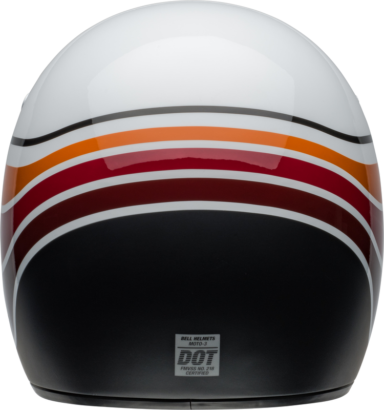 BELL Moto-3 Helm - RSD Saddleback Satin/Gloss White/Black