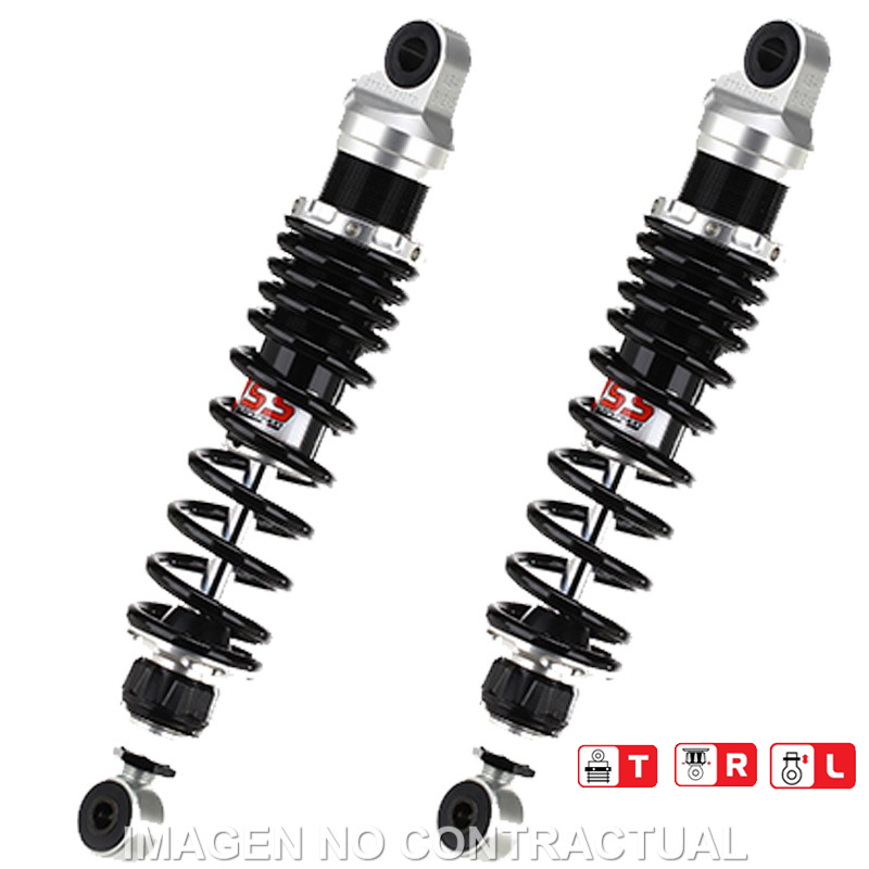 Federbein Z362-Serie Stereo hinten passend für Honda XBR 500 Clubman/S (85-88) RZ362-320TRL-09-88