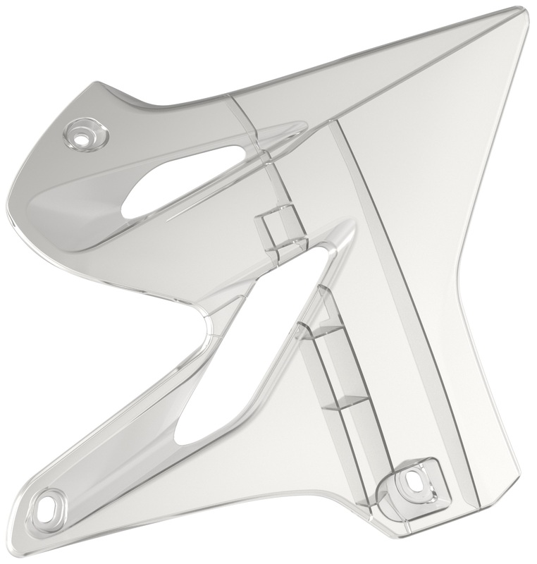 POLISPORT Kühlerspoiler seitlich transparent passend für Yamaha