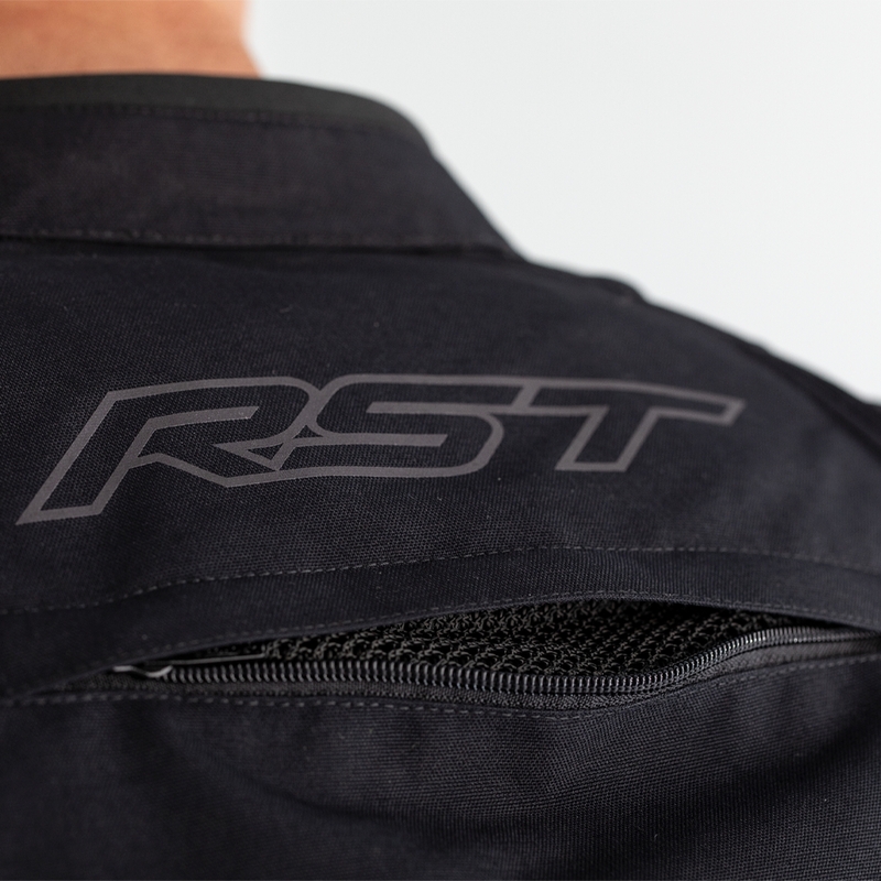 RST Sabre Airbag Textil-Jacke - Schwarz Größe S