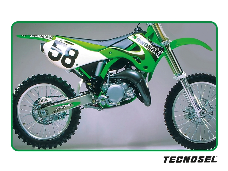 TECNOSEL Complet Set Team OEM passend für Kawasaki 2000