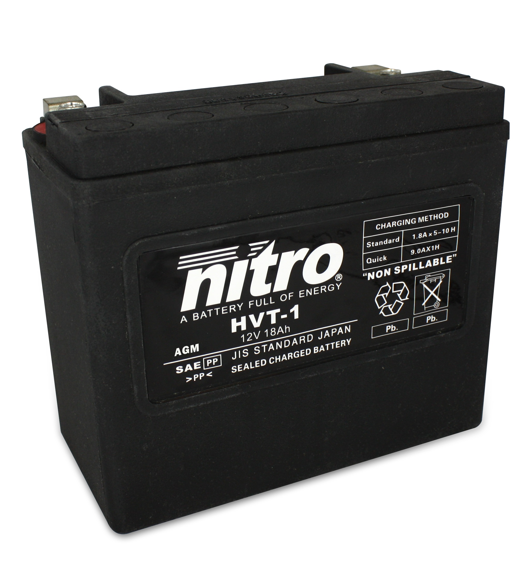 Batterie NITRO HVT 01 SLA (WC) Gel 12V/20Ah [175x87x155] CCA=320A