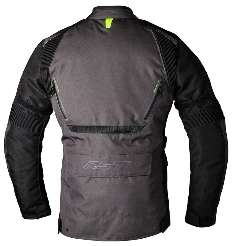 RST Endurance CE Textil-Jacke Herren - Graphite/Fluo Gelb