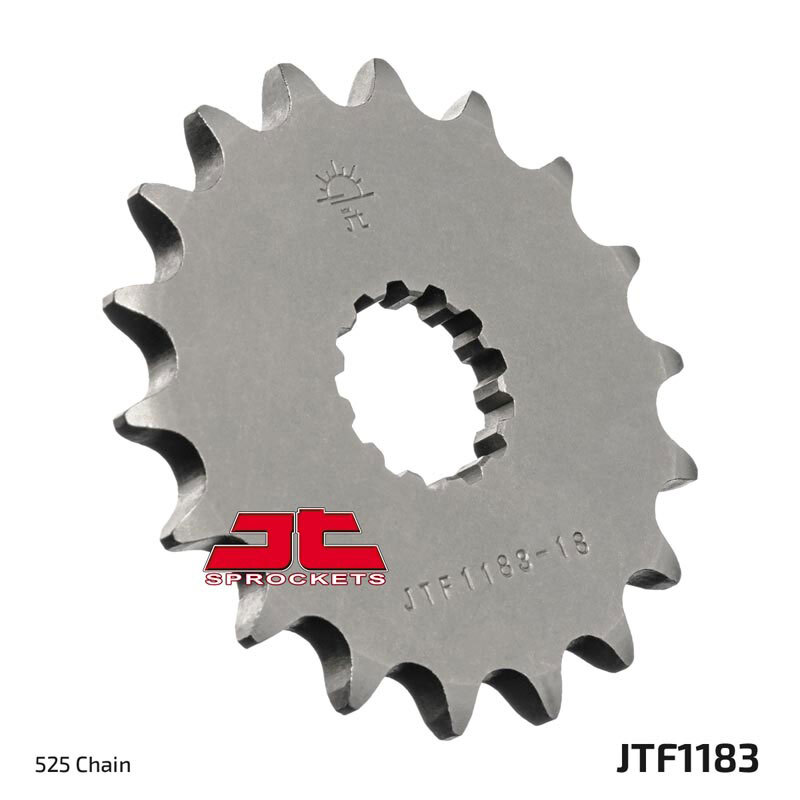 JT SPROCKETS geräuscharmes vorderes Stahlritzel 1183 - 525
