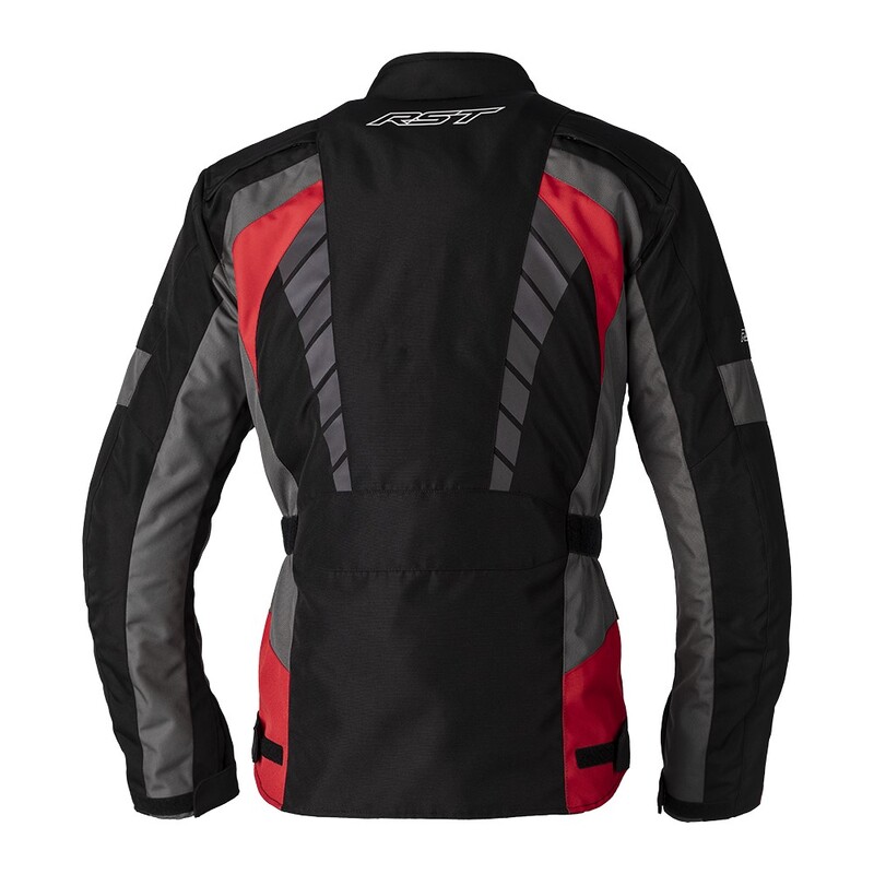 RST Alpha 5 CE Textil-Jacke - Schwarz/Rot Größe S RST Alpha 5 CE Textil-Jacke - Schwarz/Rot Größe M