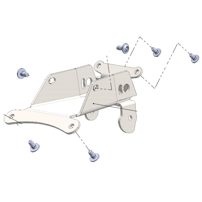 Kennzeichenhalter HUSQVARNA 701 SM 16-23