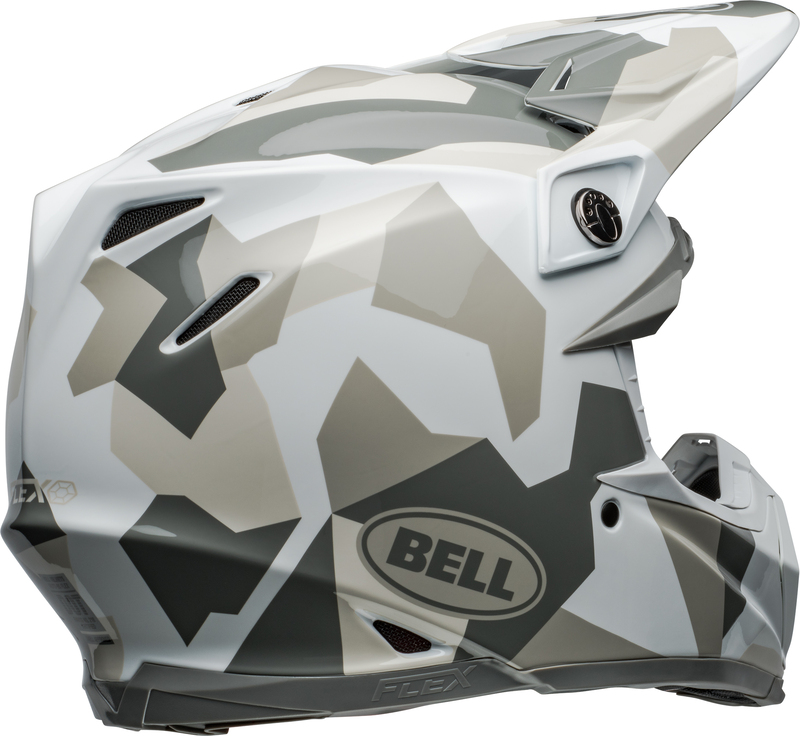 BELL Moto-9S Flex Helm - Rover Gloss White Camo BELL Moto-9S Flex Helm - Rover Gloss White Camo