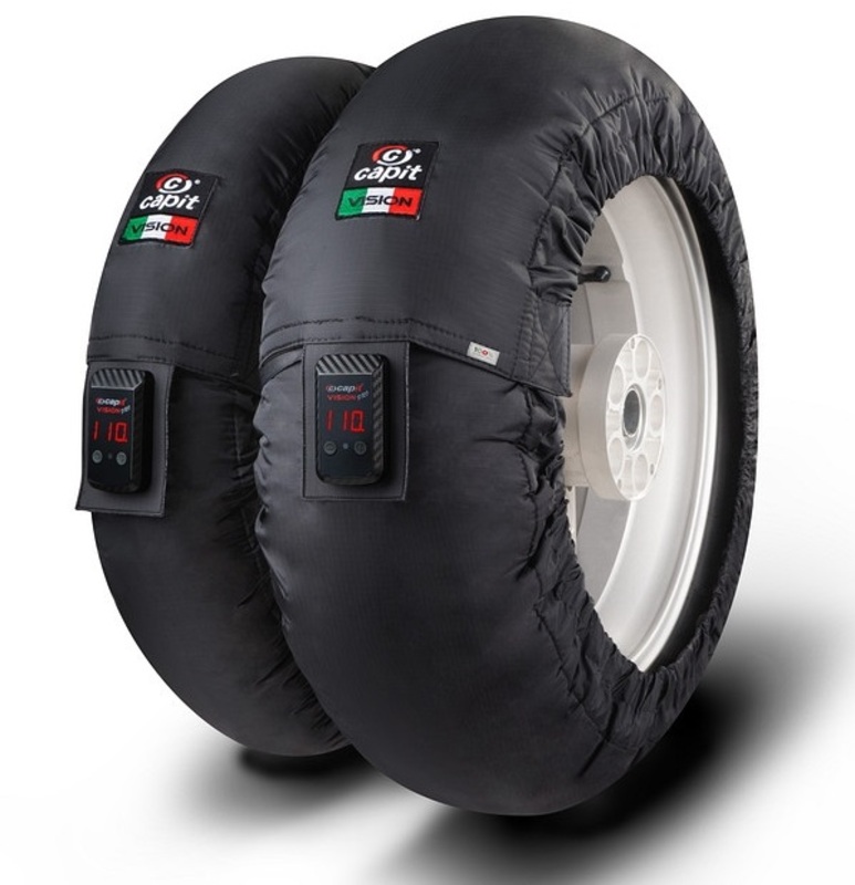 CAPIT Suprema Vision Reifenwärmer S/M - (Vorne 90/17 / Hinten =125/17)