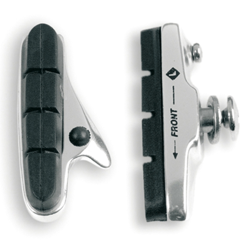 ALHONGA Set of 2 Brake Shoes for Shimano Road Rim Brakes - Silver Housing ALHONGA Set of 2 Brake Shoes for Shimano Road Rim Brakes - Silver Housing
