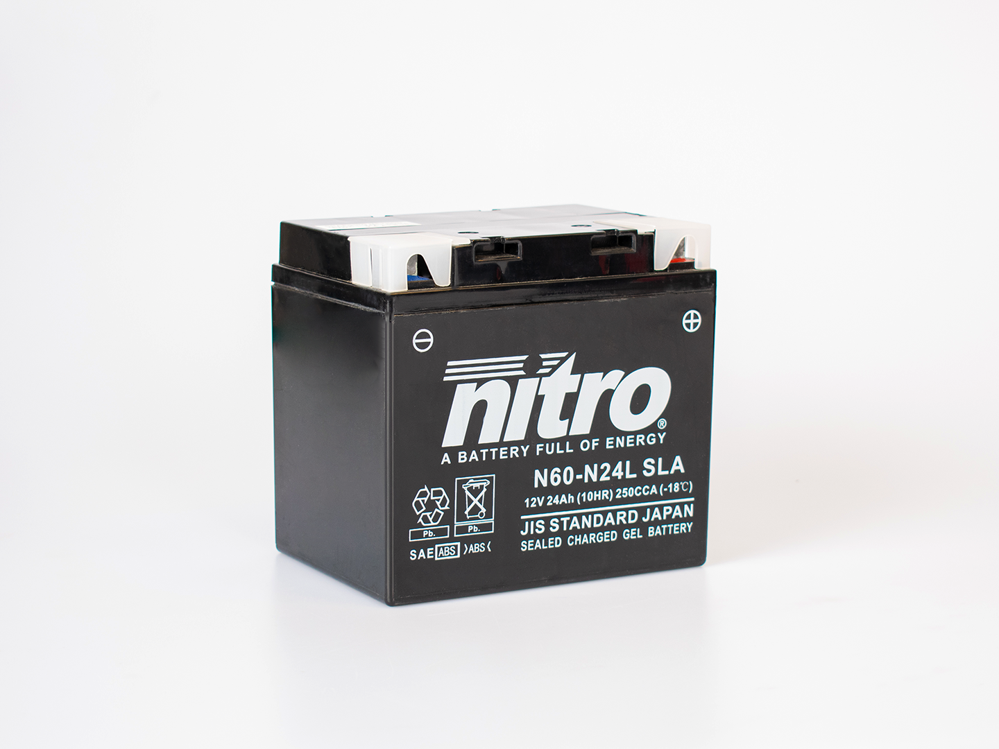 Batterie NITRO N60-N24L SLA (WC) Gel 12V/24Ah [183x124x170] CCA=250A