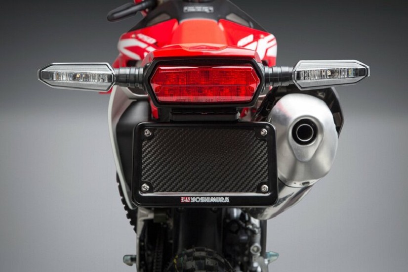YOSHIMURA Kennzeichenhalter schwarz passend für Honda CRF450L