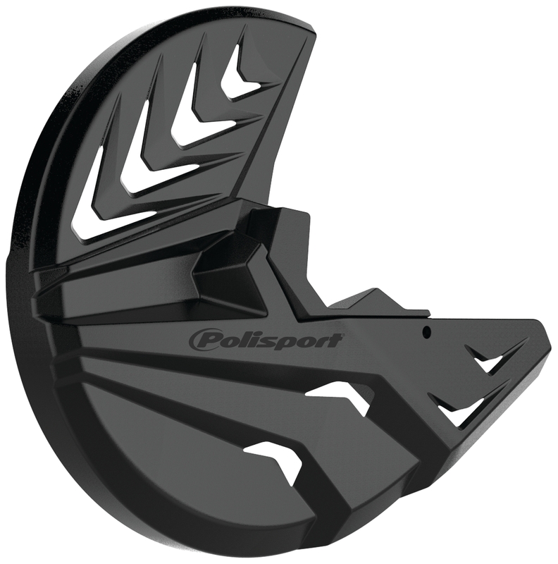 POLISPORT Front Disc Cover Disc Black / Black